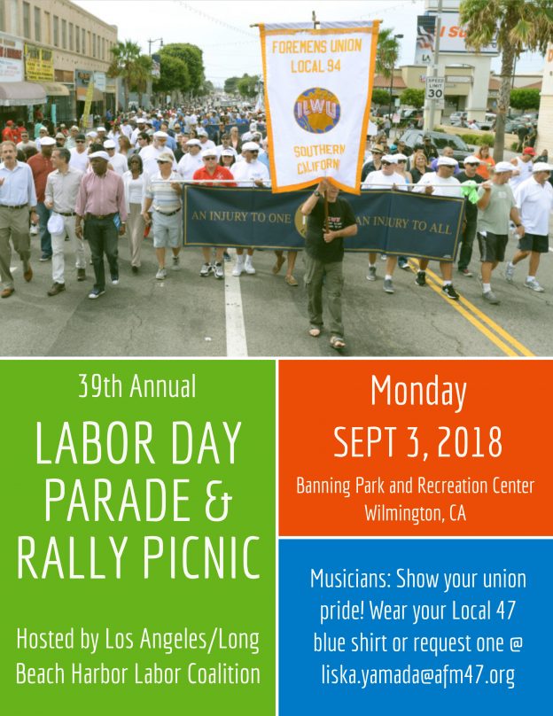 Labor Day Parade & Rally Picnic 47 Blog AFM Local 47